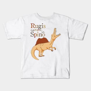 Positive Dino: The Spinosaurus / Inspirational quote: Roar like a Spino Kids T-Shirt